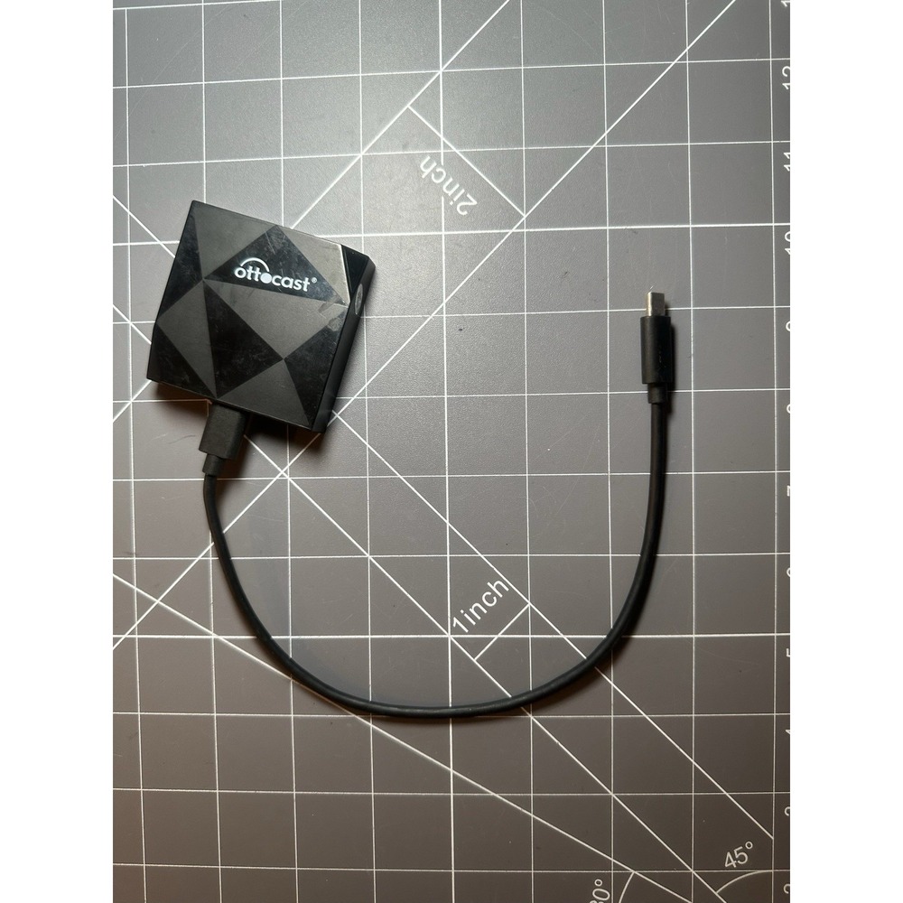 Ottocast U2-AIR Wireless Apple Carplay Adapter for iPhone w/ USB Tested/Working